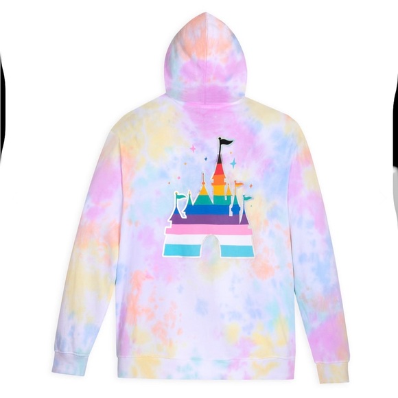 Disneyland Resort Disney Pride Hooded Full Zip Sweatshirt Plus Size XXL Unisex - Picture 2 of 13